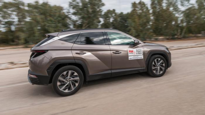 Το φουτουριστικό Hyundai Tucson ξεχωρίζει από τις έντονα γωνιώδεις και «πρησμένες» επιφάνειες
